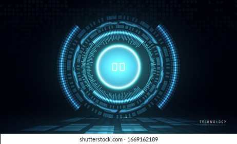 fondo vectorial abstracto de la tecnología del ciberespacio de la velocidad azul negra, diseño de fondo de la innovación electrónica de la realidad virtual, fondo automotriz de velocidad futurista