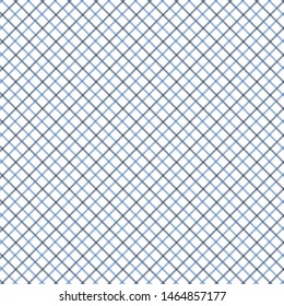 Black and Blue Tattersall Check Pattern. Men's Shirt Fashion Textile Fabric. Repeating Tile Plaid Pattern.