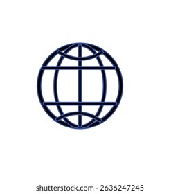 It is a black and blue vactor  icon.