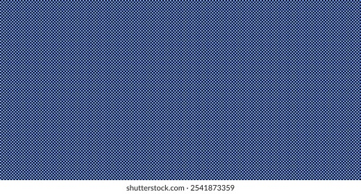 Ilustração de vetor de padrão de textura sem costura de fibra de carbono vertical preta e azul. Tecido têxtil, afinação de carro ou pano macro sem costura kevlar fundo de textura crisscross.