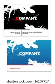 Black blue white layout sheets