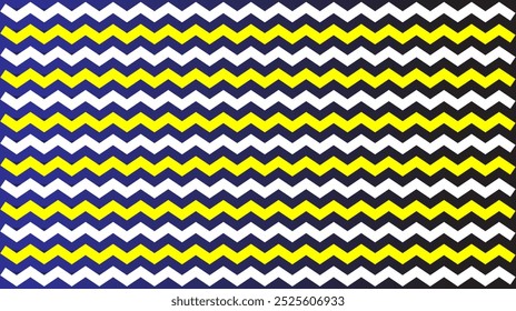 Black, blue, yellow and white zig zag luxury pattern backgrounds for banner design, brochures, logos, templates, flyers and many more. It is a customizable file..