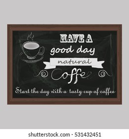 black board cafe coffee