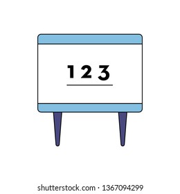 black board icon- education black board vector illustration