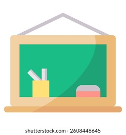 Black Board Icon Element For Design