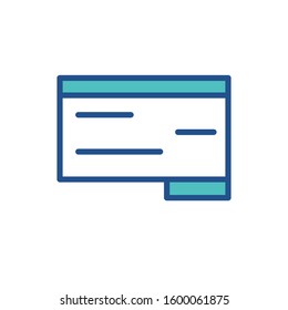 black board icon vector collection, trendy style