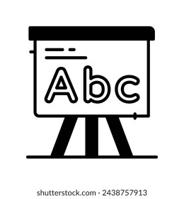 Black Board icons vector strock illustration