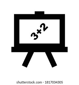 Black Board icon.study,presentation (Vektorgrafik)