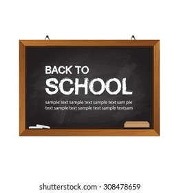 black board vector illustration