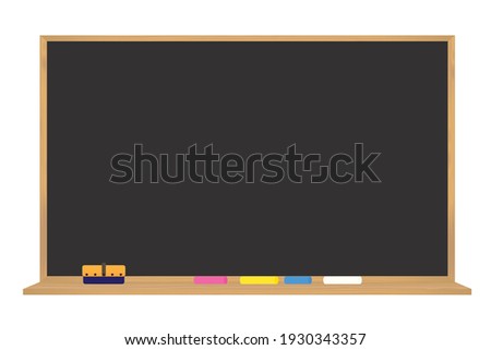 Black board for writing and drawing with chalk