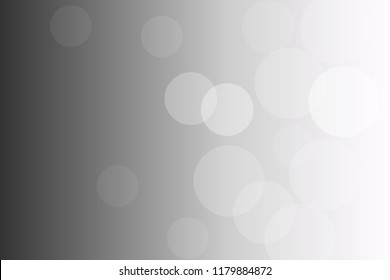 Black Bokeh Background with light at right