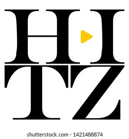 Black Bold Hitz with Yellow Button