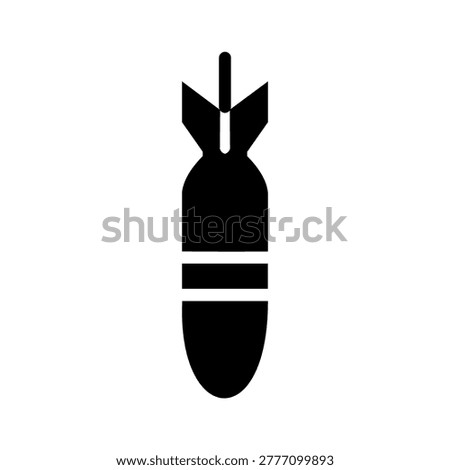 black bomb icon on white background
