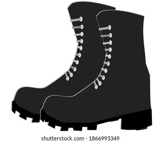 Pair of boots vector image