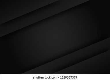 Black border bacground . Modern dark 3d backdrop. 