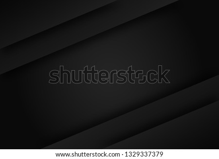Black border bacground . Modern dark 3d backdrop. 