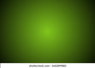 Black border background  And the gradation of light green glowing in the middle