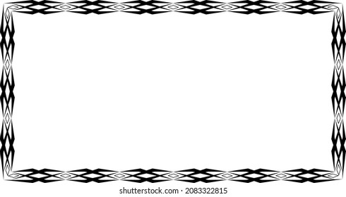 BLACK BORDER FRAME, GREAT FOR CHARACTER CERTIFICATE, PAINTING FRAME ETC