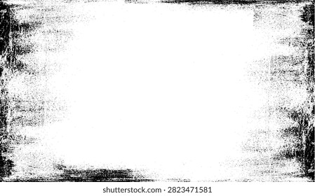 Black border frame grunge texture background copy space