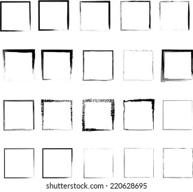 Black Borders Stock Vector (Royalty Free) 220628695 | Shutterstock