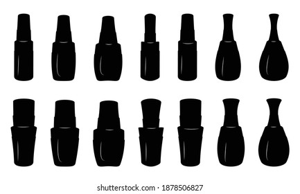 Icono de botella negra aislado en fondo blanco.  Ilustración vectorial