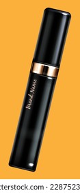 black bottle for mascara or lipstick