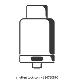Black bottom airflow rebuildable drip atomizer icon