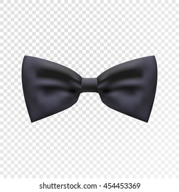 Black bow tie illustration on checkered background vector illustration