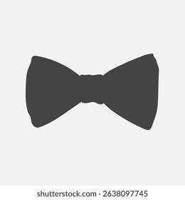 Black Bow tie. Vector illustration