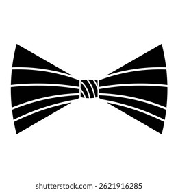 black bow tie. vector illustrator EPS 10