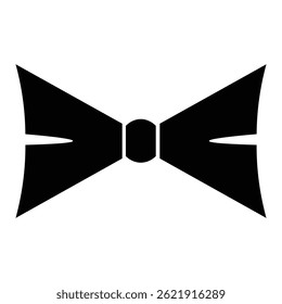 black bow tie. vector illustrator EPS 10