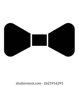black bow tie. vector illustrator EPS 10