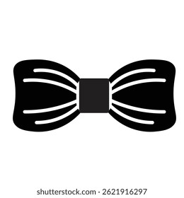 black bow tie. vector illustrator EPS 10