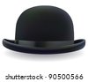 bowler hat vector