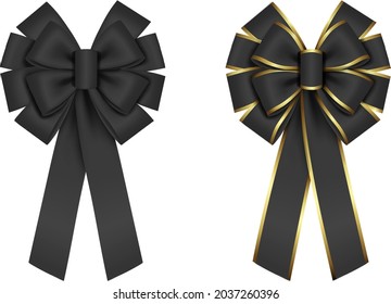 black bows for black friday decorations