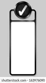 black box for any text with check box