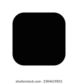 Black box icon vector design on white background. Vector illustration