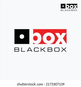 black box logo design idea