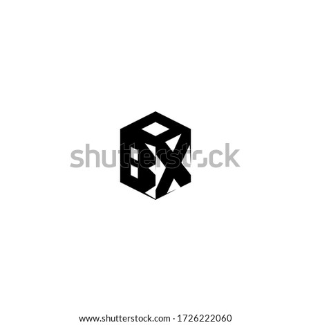 black box logo with letters on each side