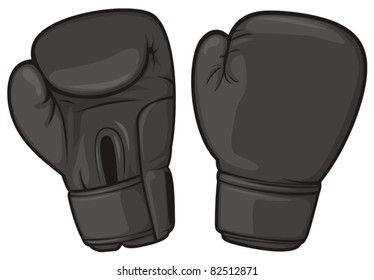 Black Boxing Gloves