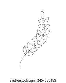 a black branch on a transparent background