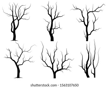 Silhouette Tree Stock Vector Royalty Free