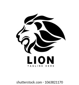 black brave art roaring lion logo