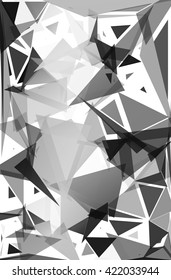 Black Break Mosaic Background, Creative Design Templates