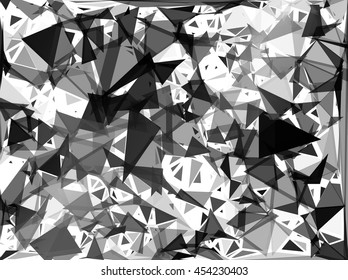 Black Break Mosaic Background, Creative Design Templates