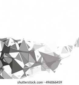 Black Break Mosaic Background, Creative Design Templates