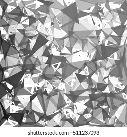 Black Break Mosaic Background, Creative Design Templates