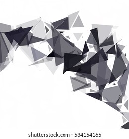 Black Break Mosaic Background, Creative Design Templates