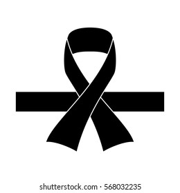 black breast cancer defense design, vector illustration