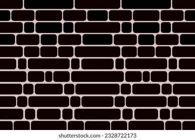 Black brick seamless pattern background for background design,book cover 